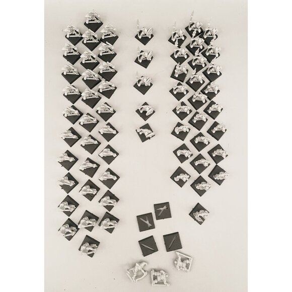 Warhammer Lot of 60 Classic Orcs & Goblins Spearmen Archer 4th Edition 1995 - Picture 2 of 8